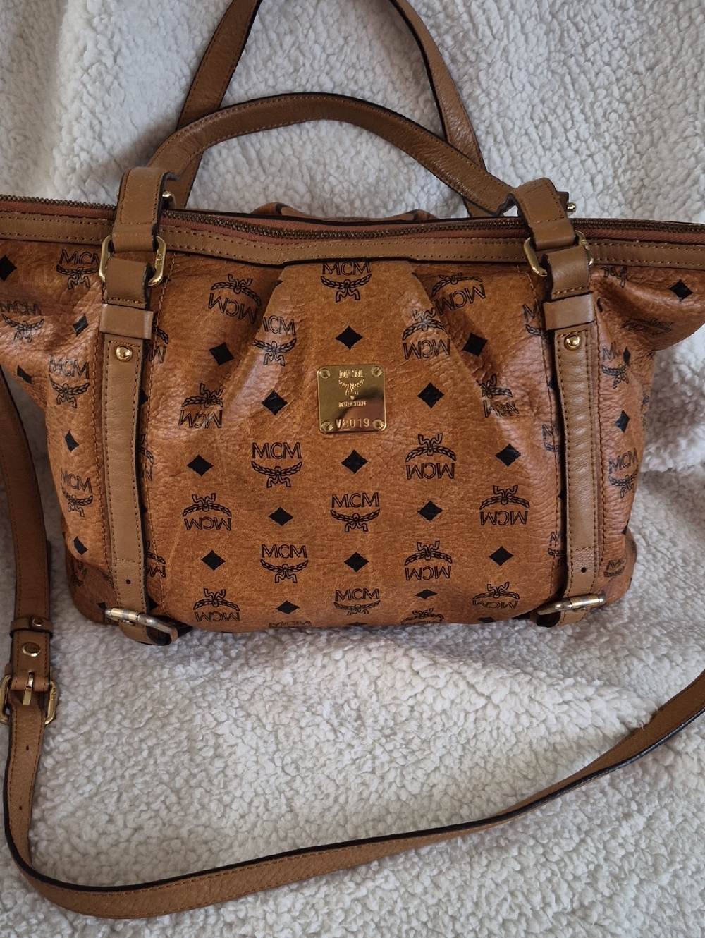 Authentic MCM Two Way Shopper